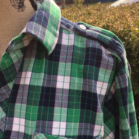 Vintage plaid crop top crop top very rare find - Picture 2 of 7